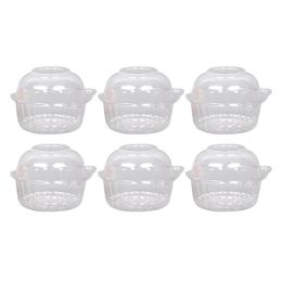 disposable muffin cups UK - 50 Pcs Disposable Transparent Cake Pastries Box Cupcake Muffin Dome Holders Cases Boxes Cups (Cat Head Shaped)
