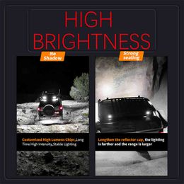 69W 23 LED Work Light Flood Beam Bar Car SUV ATV Off-Road Driving Lamp IP67 Camping Fog Wholesale Illumination Styling