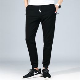 Men's Sweatpants Big Size Large 5xl Sportswear Elastic Waist Casual Cotton Track Pants Stretch Trousers Male Black Joggers 8XL 210723