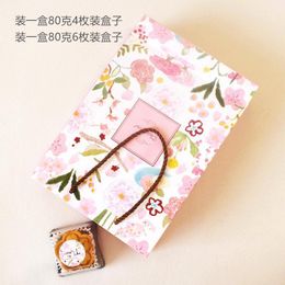 wholesale chocolate boxes packaging UK - Gift Wrap 20pcs Plant Paper Chocolate Cake Boxs Packaging Bags Personalized Cardboard Candy Box Craft