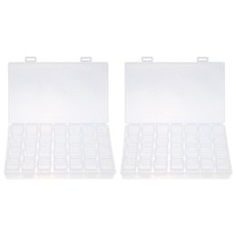 Storage Drawers 2 Pcs Jewellery Cases Plastic Tools Organiser Beads Holder