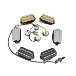 Upgrade Hot Rail Humbucker Pickups 4C Conductor with Wiring Harness for Gibson all Guitar 1 Set