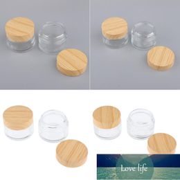 4pcs Round Glass Empty Jars Pot With White Inner Liners & Lids, Prefect For Cosmetics Face Cream Lotion Container, 30g And 50g Storage Bottl Factory price expert design
