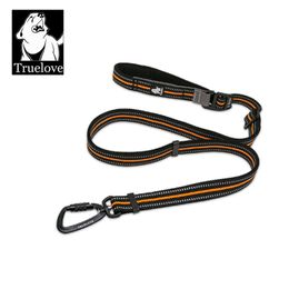 Truelove Pet Leash Hands Free Adjustable Nylon Dog Leash Material Pet Leash With Carabiner TLL2671 210325