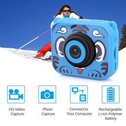 Digital Cameras Children Mini Video Camera 2.0Inch LCD Screen Po Waterproof 1080P Kids Birthday Gift