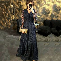 sheer nude sequin short prom dress Canada - Elegant Black Lace Moroccan Kaftan Evening Dresses Crystals Beaded V Neck Arabic Muslim Special Occasion Gowns Long Sleeves Mother Formal Party Prom Dress