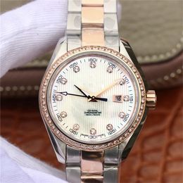 3S motre be luxe luxury watch women watches 34mm 8520 mechanical movement fine steel case Wristwatches waterproof
