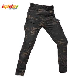 Men's Winter Thermal Tactical Military Fleece Cargo Pants Soft Shell Camouflage Waterproof Pants Military Army Long Trousers 5XL H1223