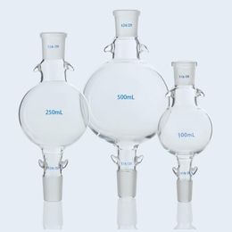 Lab Supplies 1pcs 50ml To 2000ml Glass Chromatography Solvent Reservoir Cushion Ball Standard Joint Column Storage