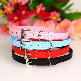 bracelet names UK - Charm Bracelets 10PC Lot Plain Skin PU Leather Pet Collar Band 10x370mm Fit For Slide Letter Charms Dog Cat Name Tag DIY Jewelry Making