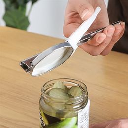 Multipurpose Glass Bottle Opener Beer Can Stainless Steel Fruit ned Jar Lid Kitchen Tool Lever Type 210423