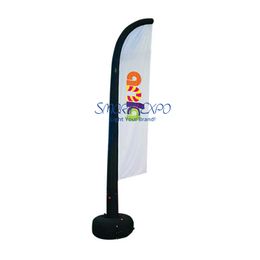 Advertising Branded Inflatable Flag 6M High for Promo Event with Custom Logo Print and E-Pump