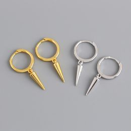 wholesale cone studs UK - 12 Mix Design Real 925 Sterling Silver Earring Stud Wholesale High Quality Fashion Small Hoop Cone 18k Gold plated Earrings for Women jewelry low prices