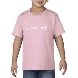 Kid's T Shirts Merch Brian Maps You Know Print Children's Spring Summer Short Sleeve 100% Cotton Fashion T-shirt Tops Boy's Tees G1224