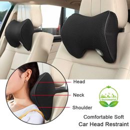 Seat Cushions Car Headrest Travel Neck Pillow Memory Foam Back Support Head Restraint Sleep For Accessories