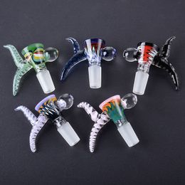 70mm Smoke Bowl Multiple Heady Glass Bowls 14mm Male Joint Height Oil Dab Rigs Smoking Accessories For Water Pipes XL-SA12