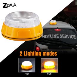 Emergency Lights Strobe Light V16 Car Beacon Magnetic Safety Flashing Work Lighting Lamp