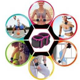 Ankle Support 0.6kg/pair Adjustable Wrist Weights Iron Sand Neoprene Exercise For Straps Fitness Bag Running Padding Wi O7D9