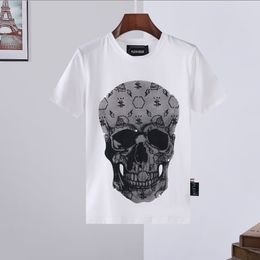 PLEIN BEAR T SHIRT Mens Designer Tshirts Rhinestone Skull Men T-shirts Classical High Quality Hip Hop Streetwear Tshirt Casual Top Tees PB 16306