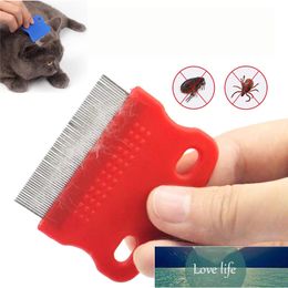 Stainless Steel Pet Grooming Hair Comb Long Thick Hair Fur Removal Flea And Lice Brush Pets Combs For Dog Cat Guinea Pig