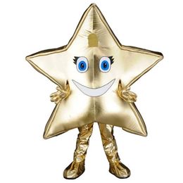 Halloween golden star Mascot Costume Customization Cartoon Anime theme character Christmas Fancy Party Dress Carnival Unisex Adults Outfit