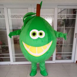 Halloween Lemon Mascot Costume High quality Cartoon Fruit Anime theme character Christmas Carnival Party Fancy Costumes Adults Size Birthday Outdoor Outfit