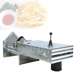 Potato Chips Strip Cutting Machine Slicer Chopper Stainless Steel French Fries Cutter Equipment