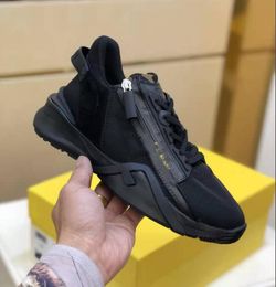 24ss Brand Low Top Casual Shoes Flow Men Sneakers Suede & Leather Walking Breathable Brand Designer Trainers Comfort Lifestyles Footwear Original Box38-46