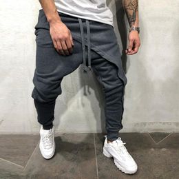 Casual Pants Mens All Season Drawstring Trouser Pocket Men Solid Clothing Joggers Streetwear Ropa De Hombre