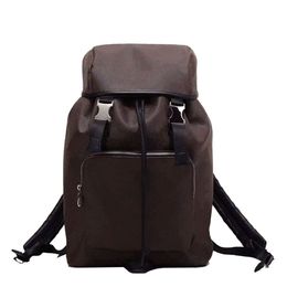 Designer Men Backpack Leather Fashion Buckle Drawstring High capacity Backpacks Top handle HandBags Outdoor Sports Back Pack Totes