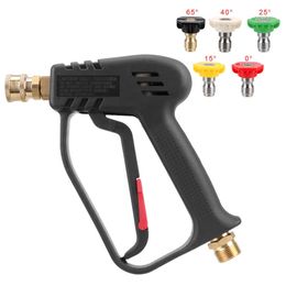 For Car Cleaning with 5 Quick Connect M22 14MM Color Nozzle Kit For Karcher/Nilfisk Cleaning Water Gun High Pressure
