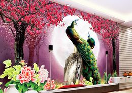 European Style Stereoscopic 3D Wallpapers Living Room Bedroom Murals Stickers animal For Walls Home Decor Wallpaper on the wall 2021