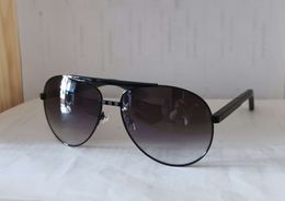 Attitude Pilot Sunglasses Black Metal Frame Grey Shaded Sun Shades Sonnenbrille Fashion glasses uv400 protection Eywear Summer with box