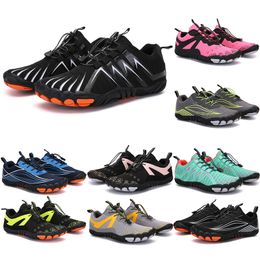 fingered shoes UK - 2021 Four Seasons Five Fingers Sports shoes Mountaineering Net Extreme Simple Running, Cycling, Hiking, green pink black Rock Climbing 35-45 color72