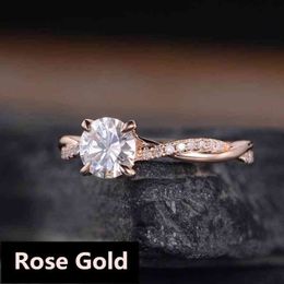 Luxury Designer Jewelry for Women Wedding Gifts Rings Moissanite Fidget Gold Anillos Mujer