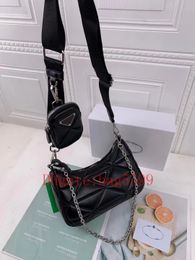 2021 New luxurys designers high quality women bag Fashion Genuine leather Chain Shoulders Bags lady Casual All-match Double shoulder straps Messenger Pack