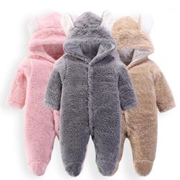 Jumpsuits Baby Rompers Arctic Velvet Infant Boys Girls Winter Comfortable Born Overalls Toddler Kids Playsuits