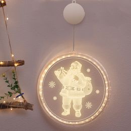 2021 New Christmas lights 3D hanging lights room decoration modeling bedroom holiday decorations window star string lights in stock