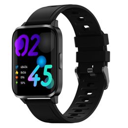 Termometre Watches Kulaklık Akıllı Saat Bluetooth Çağrısı IP68 Su Geçirmez Kalp Hızı Kan Basıncı Oksijen Vücut Sıcak Bilezik Touch Android Akıllı Saatler