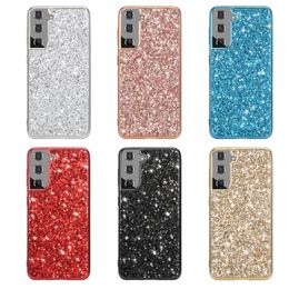 Electroplated Diamond Rhinestone Glitter Phone Cases for Samsung Galaxy S10 S20 FE S21 Ultra Note 20 A12 A22 A32 A42 A52 A72 A41 A51 A71 A02S A20S A20E A21S A50