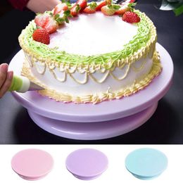 Baking & Pastry Tools Plastic Cake Rotary Table DIY Stand Turntable Rotating Tool Kitchen Supplies