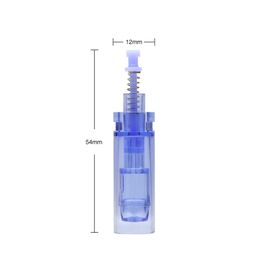 10/pcs Blue Bayonet Dr.pen Ultima A1 Needle Cartridges Skin Renew Microneedle Derma Roller Replacement Tattoo Tips 36 pin / nano 210323