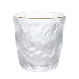 Whiskey Wine Glasses Lead-free High Capacity Beer glass juice milk Cup Bar Hotel Drinkware steins