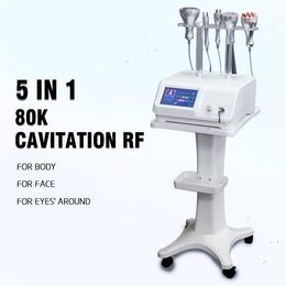 Portable Professional 5 in 1 80k Fractional Rf Cavitation Slimming Machine