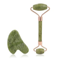 jade roller gua sha set stone Massager guasha Massage For slimming skin Beauty Women