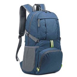 35L Outdoor Foldable Travel Climbing Backpack Ultra Light Daypack Rucksack Sport Bag Hunting Camping Traveling Hiking Backpacks G220308