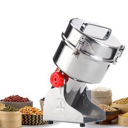 2000g Stainless Steel Powder Grinder Grains Spices Hebals Cereals Coffee Dry Food Grinding Machine Crusher