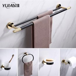 Bath Accessory Set Bathroom Hardware Pendant And Stainless Steel BrassTowel Rack Toilet Paper Holder Towel Bar Hook Accessories