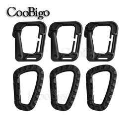 Outdoor Gadgets 1set Tac Link D-ring Clip Quick Carabiner For Camping Tactical Backpack Tool Keychain