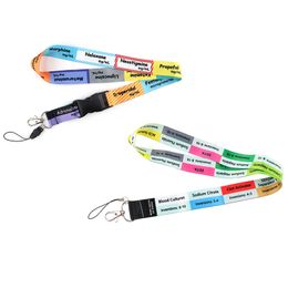 10pcs/lot J2534 Cartoon Doctor Nurse Medical Order of Blood Draw Lanyard Gift for Nursing Clinicals And Student